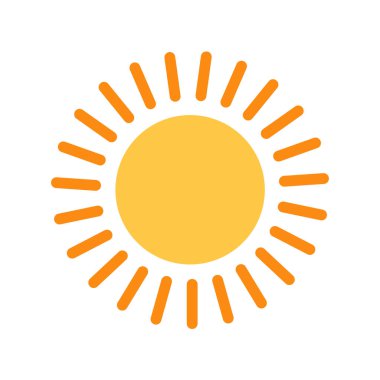 Parlayan güneş, küresel güneş ikonu, karikatür metin çerçevesi, çeşitli dairesel konuşma baloncukları, sohbet