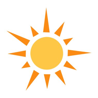 Parlayan güneş, küresel güneş ikonu, karikatür metin çerçevesi, çeşitli dairesel konuşma baloncukları, sohbet