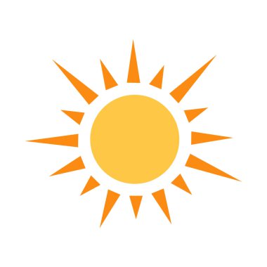 Parlayan güneş, küresel güneş ikonu, karikatür metin çerçevesi, çeşitli dairesel konuşma baloncukları, sohbet