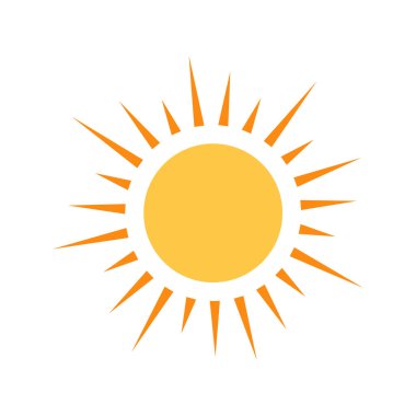 Parlayan güneş, küresel güneş ikonu, karikatür metin çerçevesi, çeşitli dairesel konuşma baloncukları, sohbet