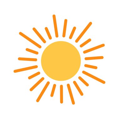 Parlayan güneş, küresel güneş ikonu, karikatür metin çerçevesi, çeşitli dairesel konuşma baloncukları, sohbet