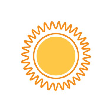 Parlayan güneş, küresel güneş ikonu, karikatür metin çerçevesi, çeşitli dairesel konuşma baloncukları, sohbet