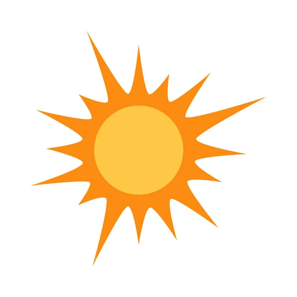 Sol Brilhante Ícone Sol Esférico Quadro Texto Dos Desenhos Animados —  Vetores de Stock