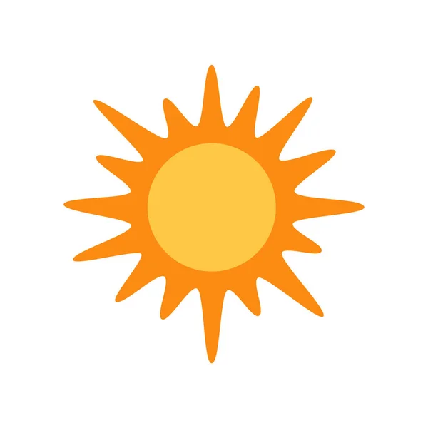 Leuchtende Sonne Kugelförmiges Sonnensymbol Cartoon Textrahmen Verschiedene Kreisrunde Sprechblasen Konversation — Stockvektor