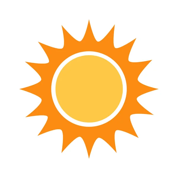 Shining Sun Spherical Sun Icon Cartoon Text Frame Various Circular — Stock Vector