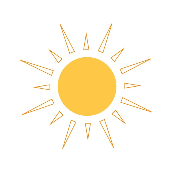 Sole Splendente Icona Solare Sferica Cornice Testo Del Fumetto Varie — Vettoriale Stock