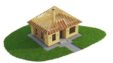 Ev - Ahşap Çatı - İnşaat