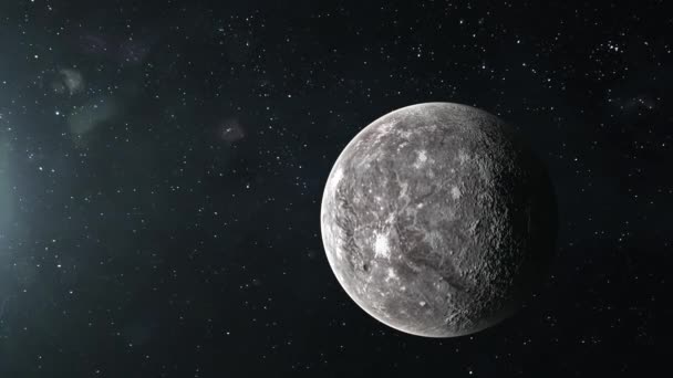 Alien Planet Moon Space Stars — Stock Video