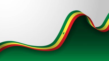 Senegal bayrak renklerine sahip EPS10 Vatansever Geçmişi. Kullanmak istediğiniz etki için bir unsur.
