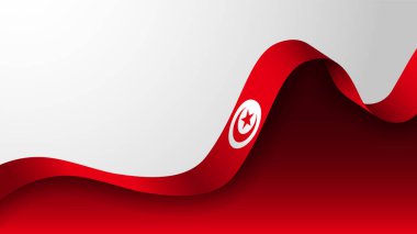 Tunus bayrak renklerine sahip EPS10 Vatansever Geçmişi. Kullanmak istediğiniz etki için bir unsur.