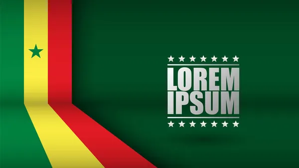 Senegal bayrak renklerine sahip EPS10 Vatansever Geçmişi. Kullanmak istediğiniz etki için bir unsur.