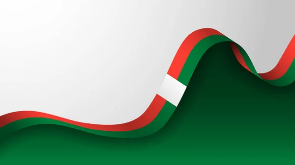 Eps10 Vektor Patriotisk Bakgrund Med Madagaskar Flagga Färger Del Inverkan — Stock vektor