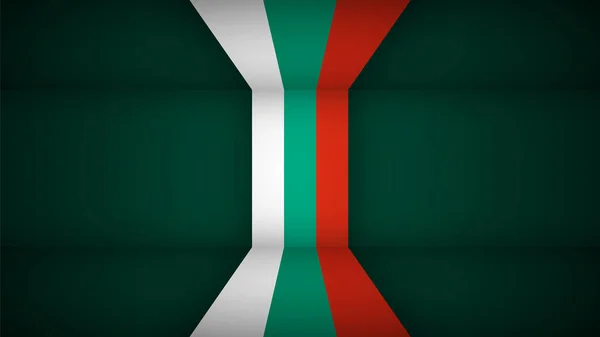 Eps10 Vector Patriottische Achtergrond Met Bulgarije Vlag Kleuren Een Element — Stockvector
