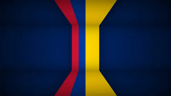 Eps10 Vector Patriotic Background Colombia Flag Color 당신이만들고 사용에 영향의 — 스톡 벡터