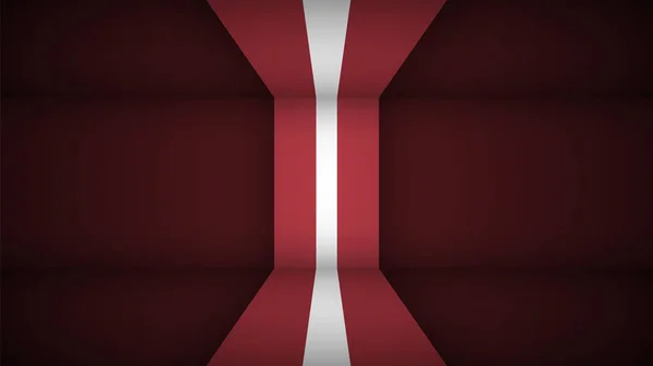 Eps10 Vektor Patriotischer Hintergrund Mit Den Flaggenfarben Lettlands Ein Element — Stockvektor