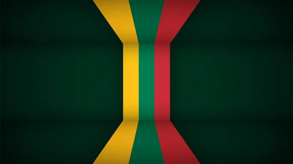 Eps10ベクトルリトアニアの国旗の色を持つ愛国的背景 あなたがそれを作りたい使用のための影響の要素 — ストックベクタ