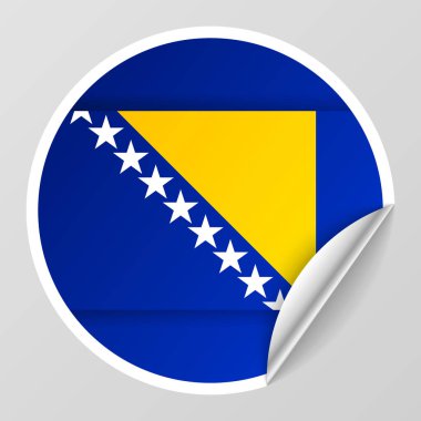 Bosna bayrağı renklerine sahip EPS10 Vatansever geçmişi. Kullanmak istediğiniz etki için bir unsur.