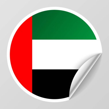 BAE bayrak renklerine sahip EPS10 Vatansever arka planı. Kullanmak istediğiniz etki için bir unsur.