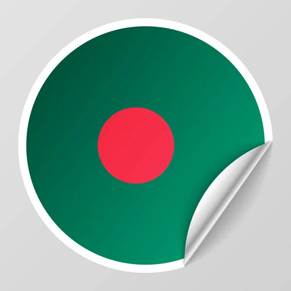 Eps10 Vector Patriotic Background Кольором Прапора Бангладеш Елемент Впливу Використання — стоковий вектор