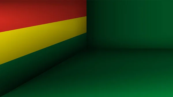 Eps10 Vektor Patriotischer Hintergrund Mit Bolivianischen Flaggenfarben Ein Element Der — Stockvektor