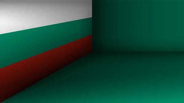 Eps10带有保加利亚国旗颜色的矢量爱国背景 一个你想利用的影响因素 — 图库矢量图片
