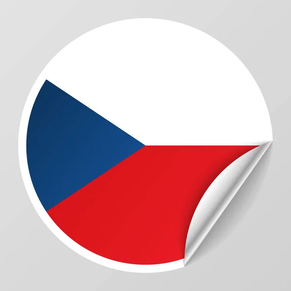Eps10ベクトルチェコ共和国の国旗の色を持つ愛国的背景 あなたがそれを作りたい使用のための影響の要素 — ストックベクタ
