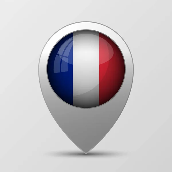 Eps10 Διάνυσμα Patriotic Φόντο Σημαία Της Γαλλίας Χρώματα Ένα Στοιχείο — Διανυσματικό Αρχείο