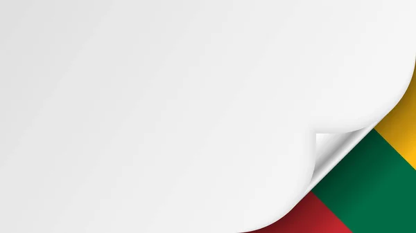 Eps10 Wektor Patriotyczne Tło Flagą Litwy Kolory Element Wpływu Wykorzystanie — Wektor stockowy