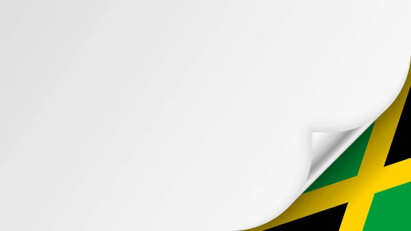 Eps10 Vector Fundo Patriótico Com Cores Bandeira Jamaica Elemento Impacto — Vetor de Stock