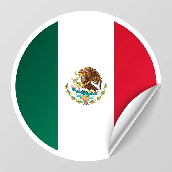 Eps10 Vector Patriotischer Hintergrund Mit Den Farben Der Mexikanischen Flagge — Stockvektor