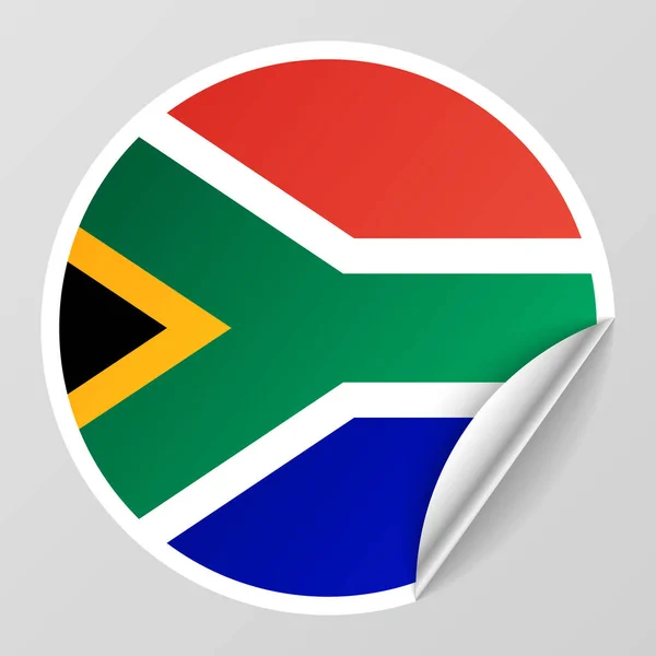 Векторный Патриотический Фон Eps10 Цветами Флага Южной Африки Элемент Воздействия — стоковый вектор