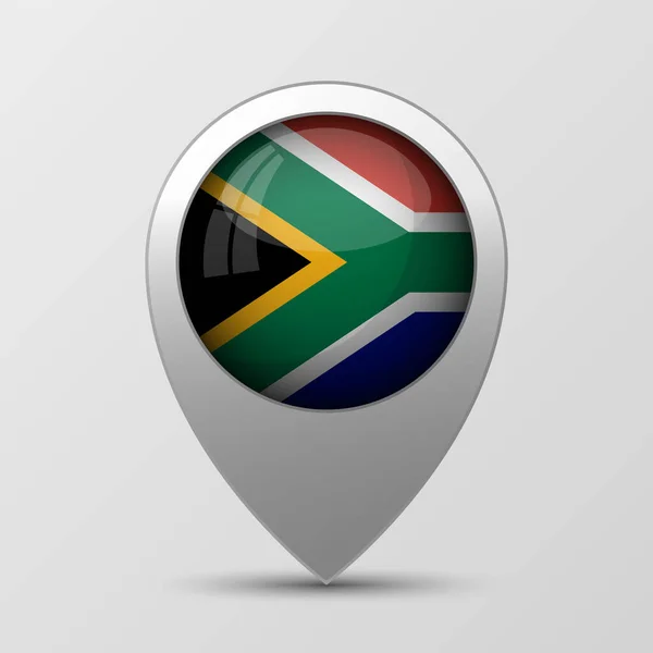 Векторный Патриотический Фон Eps10 Цветами Флага Южной Африки Элемент Воздействия — стоковый вектор