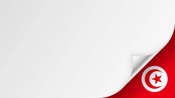 Eps10 Vector Patriotic Background Mit Den Farben Der Tunesischen Flagge — Stockvektor