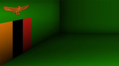 Zambiya bayrak renklerine sahip EPS10 Vatansever geçmişi. Kullanmak istediğiniz etki için bir unsur.