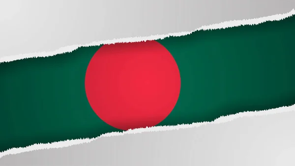 Eps10 Vektor Patriotisk Bakgrund Med Bangladesh Flagga Färger Del Inverkan — Stock vektor