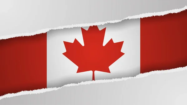 Kanada Bayrak Renklerine Sahip Eps10 Vatansever Geçmişi Kullanmak Istediğiniz Etki — Stok Vektör