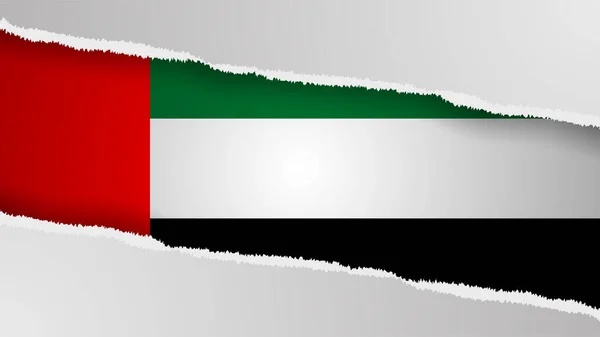 Eps10 Vettore Sfondo Patriottico Con Colori Della Bandiera Degli Emirati — Vettoriale Stock