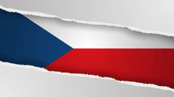 Eps10带有捷克国旗颜色的矢量爱国背景 一个你想利用的影响因素 — 图库矢量图片