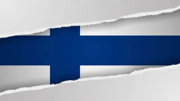 Eps10ベクトルフィンランドの国旗の色を持つ愛国的背景 あなたがそれを作りたい使用のための影響の要素 — ストックベクタ
