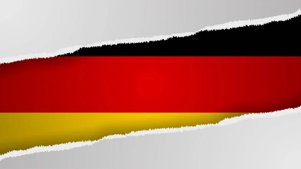 Eps10 Wektor Patriotyczne Tło Kolorami Flagi Niemiec Element Wpływu Wykorzystanie — Wektor stockowy