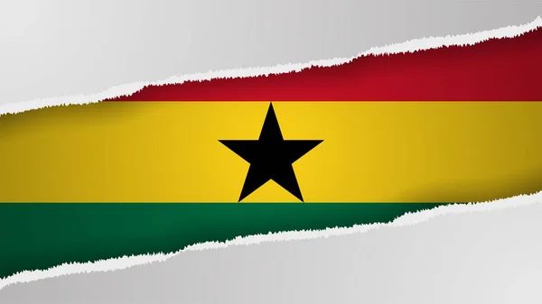 Eps10带有加纳国旗颜色的矢量爱国背景 一个你想利用的影响因素 — 图库矢量图片