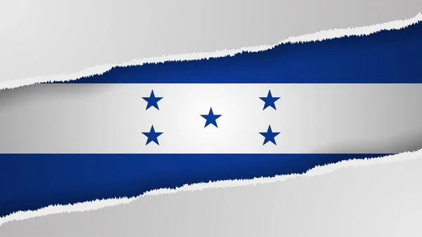 Eps10 Vector Patriótico Fundo Com Cores Bandeira Honduras Elemento Impacto — Vetor de Stock