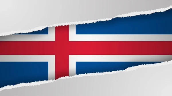 Векторный Патриотический Фон Eps10 Цветами Флага Исландии Элемент Воздействия Использования — стоковый вектор