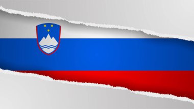 Slovenya bayrak renklerine sahip EPS10 Vatansever geçmişi. Kullanmak istediğiniz etki için bir unsur.