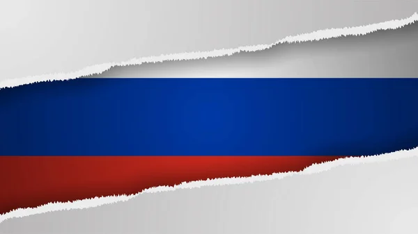 Eps10 Wektor Patriotyczne Tło Kolorami Rosyjskiej Flagi Element Wpływu Wykorzystanie — Wektor stockowy