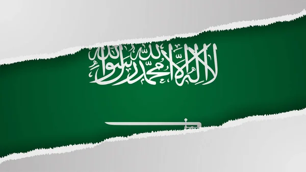 Eps10 Vector Fundo Patriótico Com Cores Bandeira Arábia Saudita Elemento — Vetor de Stock