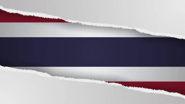 Eps10 Vector Patriotic Background Mit Den Farben Der Thailändischen Flagge — Stockvektor