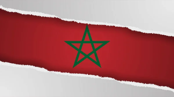 Eps10 Wektor Patriotyczne Tło Kolorami Marokańskiej Flagi Element Wpływu Wykorzystanie — Wektor stockowy
