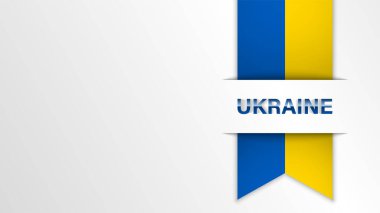 Ukrayna bayrağı renklerine sahip EPS10 Vatansever geçmişi. Kullanmak istediğiniz etki için bir unsur.