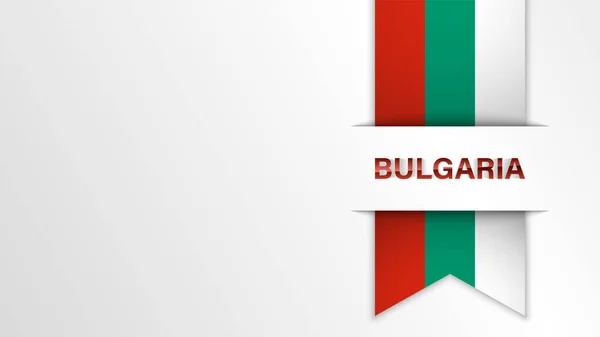 Bulgaristan Bayrak Renklerine Sahip Eps10 Vektör Vatanseverlik Geçmişi Kullanmak Istediğiniz — Stok Vektör